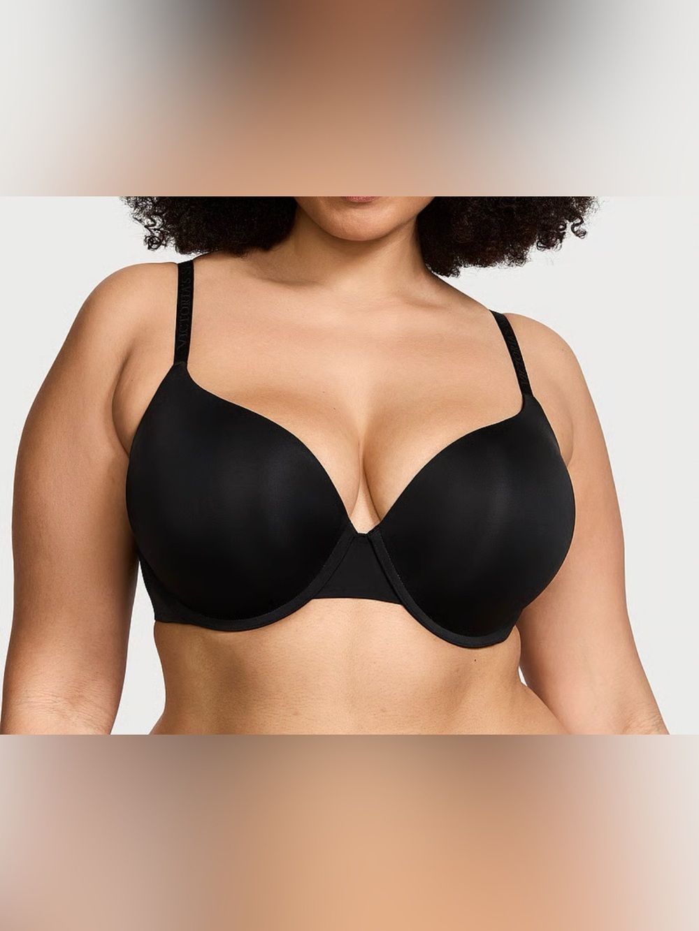Victoria’s Secret T-shirt Push-up Full Coverage Bra Black 38DDD NWT